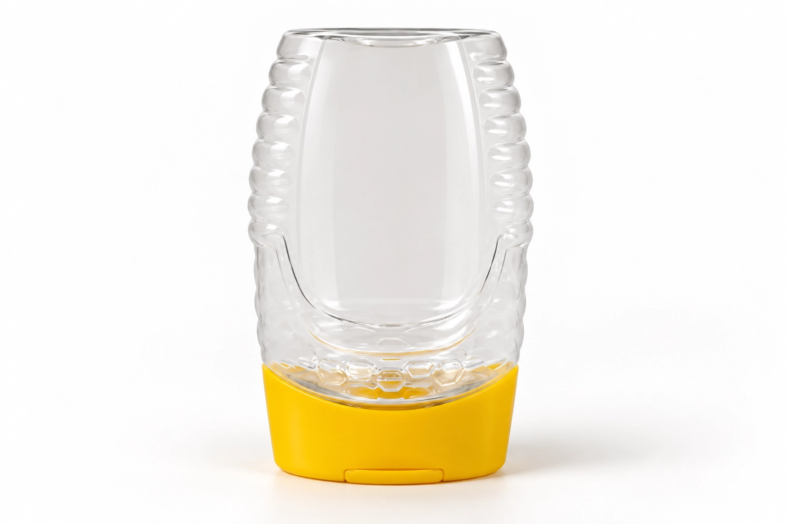 Compact Inverted Honey Bottles