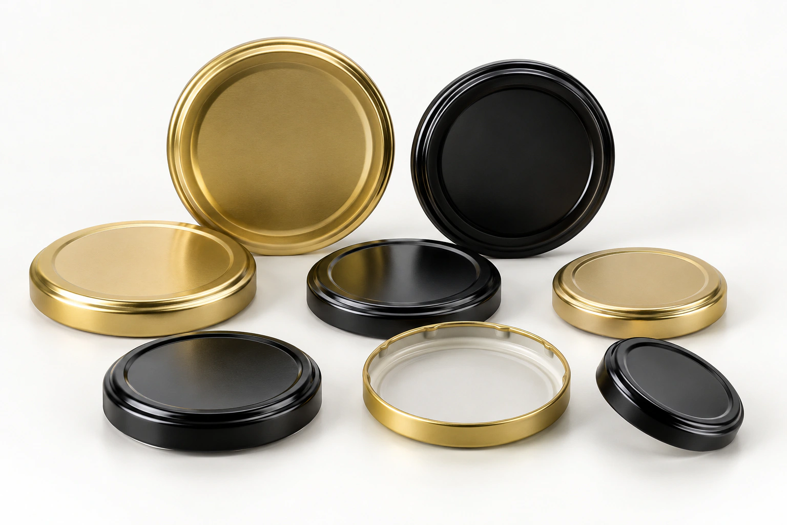 Metal Twist-Off Lids for Glass Honey Jars